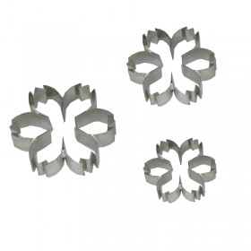 Комплект метални кутери бенисон "Фантазия" - 3 елемента